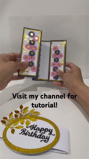 A Fancy Gatefold Card #elegant #cardcreations #greetingcard #uniquecards #handmade #handmadecards