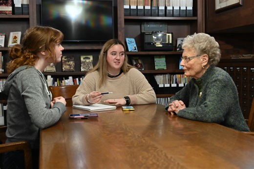 CLC students explore intricacies of AI through living history project