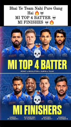 Bhai Ye Team Nahi Pure Gang HaiMI TOP 4 BATTERMI FINISHES... 🔥💀