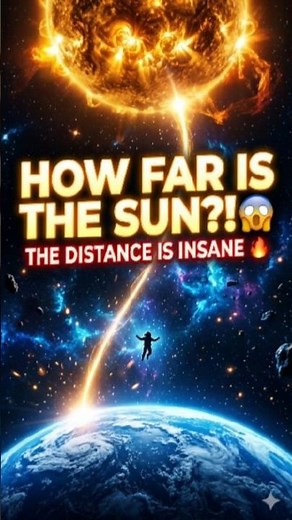 ☀️ How far is the Sun from Earth? 😱🔥