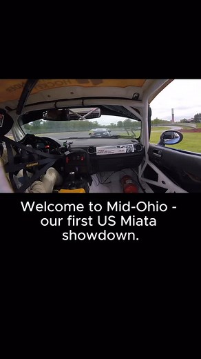 Spec Miata racing at Mid Ohio, where Luke Pullen shows next level racecraft - turning chaos into opportunity as the top 5 battle for every inch. Precision, instinct, and pure flow. From the UK to the USA, Miata Motorsport brings the same MX5 energy - different side of the pond. #specmiata #midohio #mx5racing #usmotorsport #onboardracing #racecraft #miatanation #motorsport | Miata Motorsport | Facebook