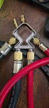 HVAC mini split maintaining and containing your hoses with connectors