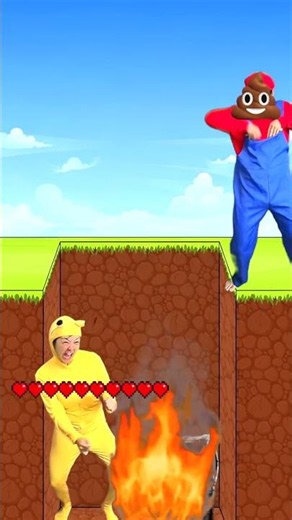 Super Mario Bro INFINITELY Could NOT Pull Right Item to Save Little Bro #humor#sad #emotionalstory