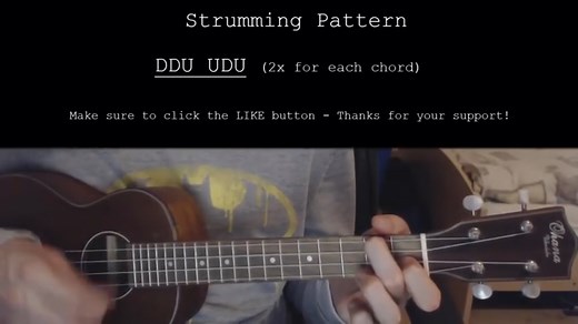 简单入门尤克里里教学joji-slow dancing in the dark(自用）