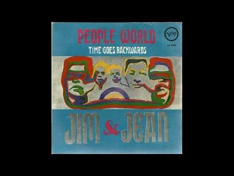 Jim and Jean - People World / Time Goes Backwards 1968 Single
