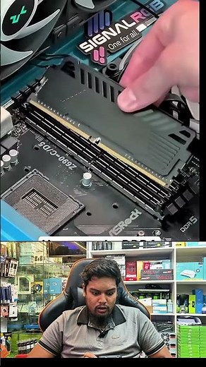 OMG 😳 DDR4 RAM Install BY DDR5 Board how is it possible #memorymodule #ddr4ram #ddr5ram