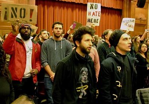 Protesters at Middlebury College shout down speaker, attack him and a professor