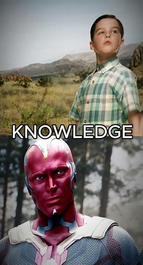 Sheldon Cooper vs Vision | #youngsheldon #vs #vsedit #marvel