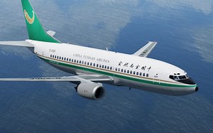 Captainsim 737-300 丽江手动进近