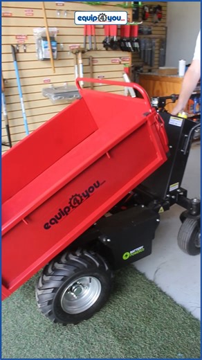 The EHB50 Electric Hydraulic Dumper is the perfect helper for all transport operations in many industries. It can easily transport loads up to 500kg and is absolutely silent thanks to the pure electric drive which allows for use in closed rooms with zero emissions. Its compact size and maneuverability allow it to easily navigate through tight spaces and rough terrain. The intuitive controls and ergonomic design make it easy to operate while its sturdy construction ensures long lasting durability