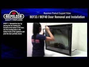 Napoleon® BEF33H & BEF40H Door Removal and Installation Tutorial