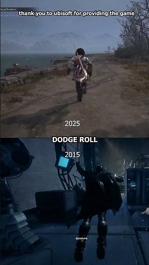 Dodge Roll Batman Arkham Knight Assassin Creed Shadows
