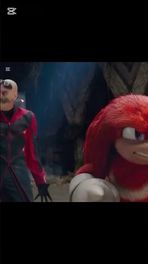 Sonic vs knuckles is the legendary fight in whole movie 🍿 [4K/edit]