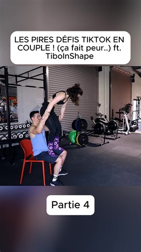 LES PIRES DÉFIS TIKTOK EN COUPLE ! (ça fait peur ft ‪TiboInShape) #défi#gym