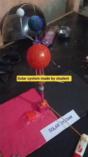 Solar System Working Model #shorts #project #trending #education #viralvideo #viralshorts #popular