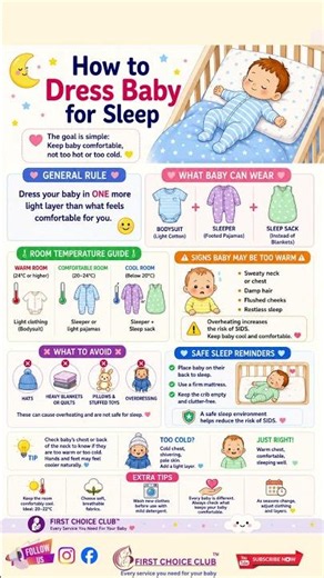 💤👶 How to Dress Baby for Sleep