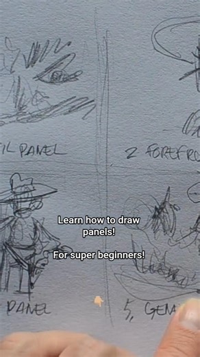 Learn how to draw panels! For super beginners!