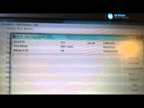 Bmw E60 light module vin change