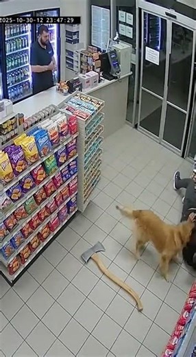 Dog SAVES Store From Man With AXE! 🪓