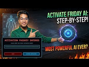 ⚒️ Activate F.R.I.D.A.Y AI in 2 minutes.