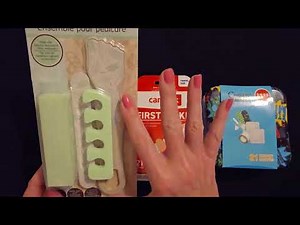 ASMR | Dollar Tree Nail Sets & First Aid Kits | Show & Tell (Whisper)