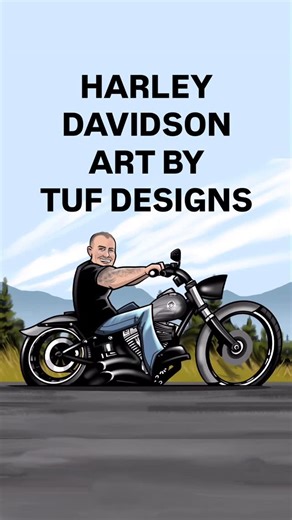 TUF Designs | Harley Artist on Instagram: "Harley Davidson Breakout art by TUF Designs. #harleydavidsonbreakout"
