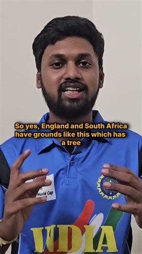 Cricket Ground-ல மரம்!? 🌳🏏 #cricketshorts #cricket