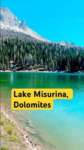 Lake Misurina, Dolomites 🇮🇹