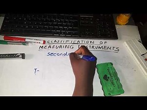 CLASSIFICATION OF MEASURING INSTRUMENTS