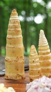 🤩 Bamboo recipe | Bamboo cooking in forest #shorts #outdoorcooking #shortvideo