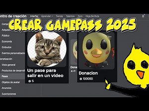 Como CREAR GAMEPASS o PASES en ROBLOX 2025 - TUTORIAL - Mankavi