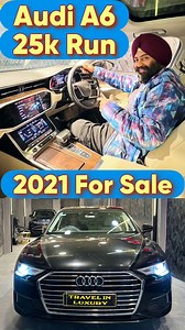 😱25k Run Audi A4 Petrol Luxury Car For Sale in Delhi at Travel in Luxury Contact Number in Video | carsardar