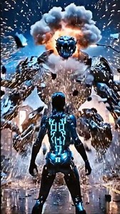 After the Electric Storm — Cyborg Warrior’s Final Strike | Digital Soul ASMR #2 Finale #Shorts