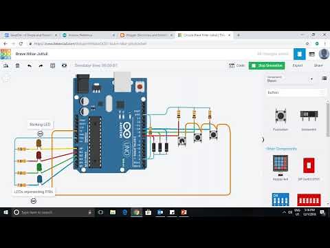 How to interface multiple push buttons to one Arduino Interrupt pin
