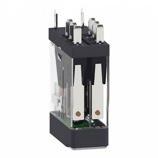 RXG23BD - Interface plug-in relay, 5 A, 2 CO, LED, 24 V DC | Schneider Electric India