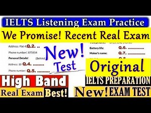 IELTS LISTENING PRACTICE TEST 2026 WITH ANSWERS | 03.07.2026