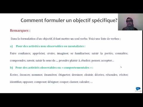 Comment formuler un objectif