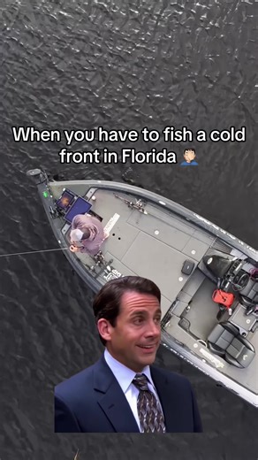 We have one moving in for the open..can’t wait…😒😂 #coldfront #floridafishing #fishinghumor #funnyfishing #fishing