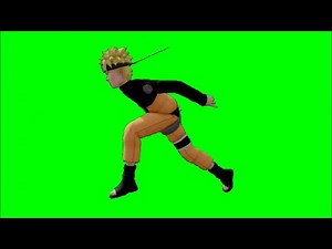 Green Screen Naruto Run video effects