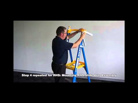 Bailey & Werner Platform Stepladder Safety Gate Assembly Instructions