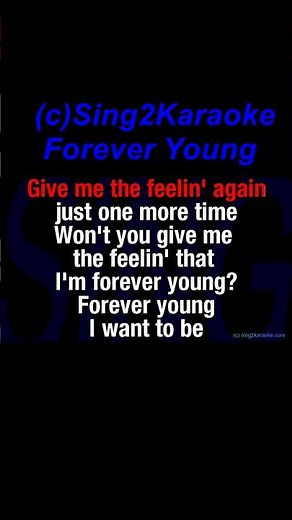 David Guetta, Alphaville, Ava Max Forever Young (Karaoke Version) Lyrics