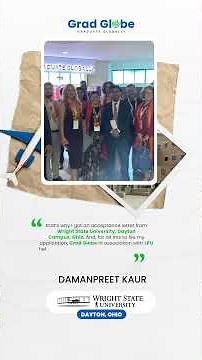 Damanpreet Kaur at Wright State University, via Grad Globe