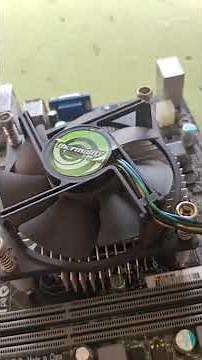 how to install cpu fan