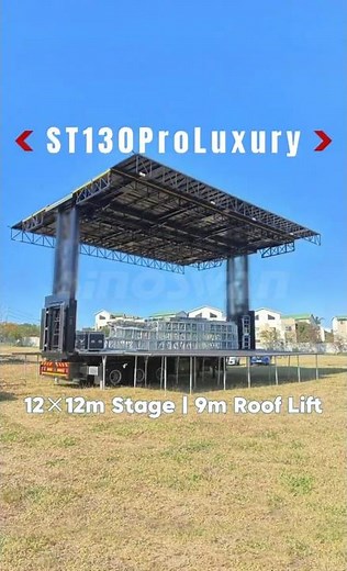 ST130ProLuxury 12×12m Mobile Stage Trailer Successfully Deployed in South Africa | Real Event Case 🎤