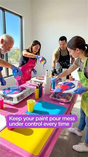 Creating a Clean Pouring Space | Paint Pour Academy