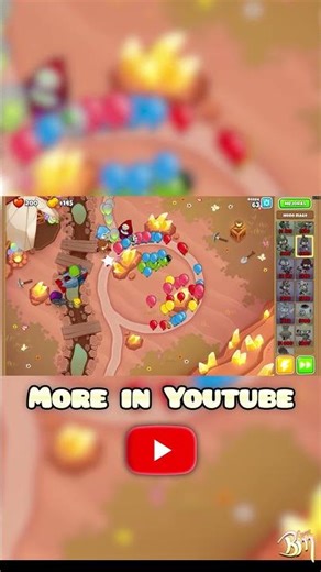 Deflation Mode Bloon Pops | BTD6 #shorts