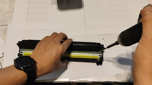 三星打印机硒鼓加粉教程