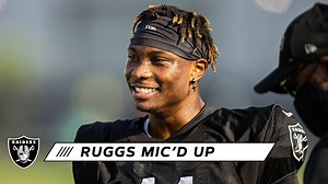 953K views · 10K reactions | "I'm jumping. I might leave my feet." Just try and catch Henry Ruggs III. He was Mic'd Up for his first Training Camp ️ | Las Vegas Raiders | Facebook