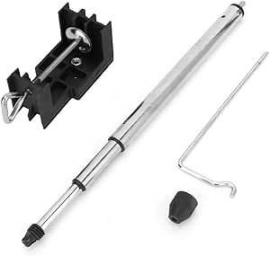 Rotary Tool Grinder Telescopic Hanger, Drill Holder Flex Shaft Hanger, Hanging Tool with Adjustable Steel Rod for Industrial Workshop