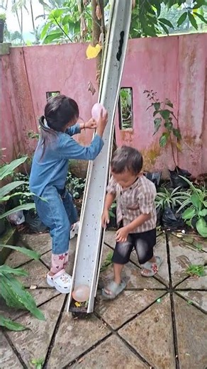 balon pijul meletus 😆 #trendingshorts